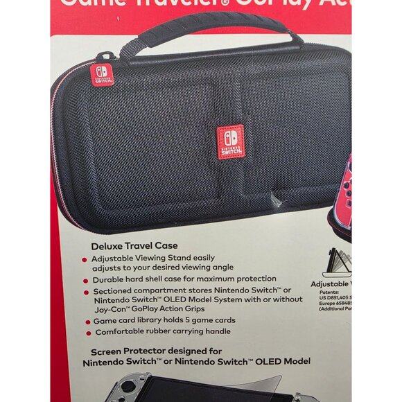 Nintendo Switch Game Traveler GoPlay Action Pack With Screen Protector & Travel - Picture 6 of 8